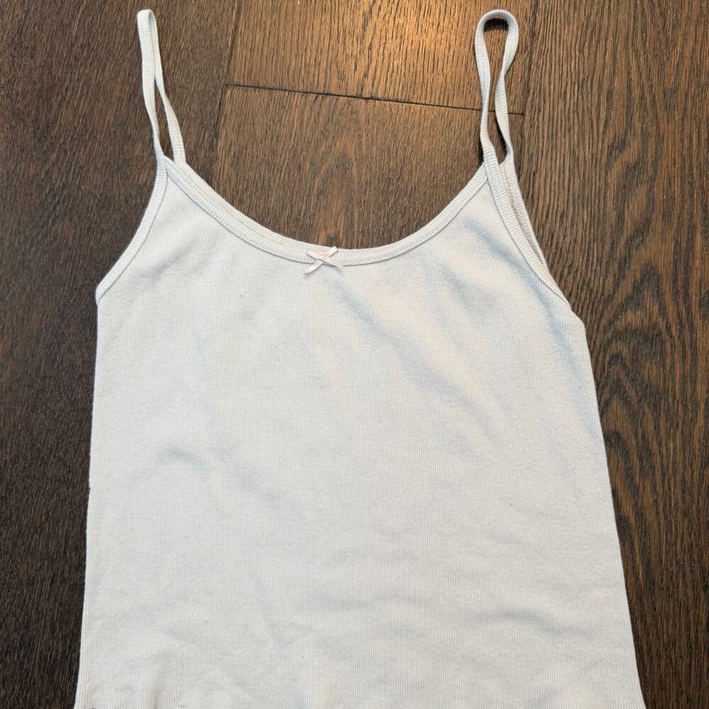Brandy Melville Cropped Bow Tank Top